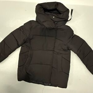 BCBGMaxAzria Chocolate Puffer Coat